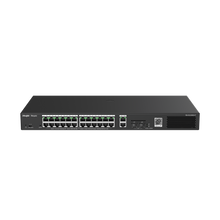 Switch PoE inteligente con gestión en la nube y 28 puertos Gigabit
