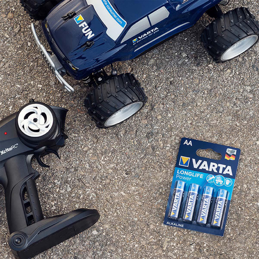 Pilas alcalinas 1,5 V AAA/LR03 o AA/LR6, blíster de 6+2 unidades High Energy Varta