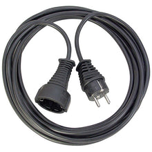 Schuko Extension Cable Male - Female 25.0 m Black
