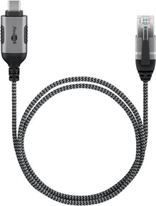 Cabo USB-C 3.1 para Ethernet RJ45, fino