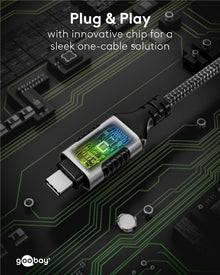 Cabo USB-C 3.1 para Ethernet RJ45, fino
