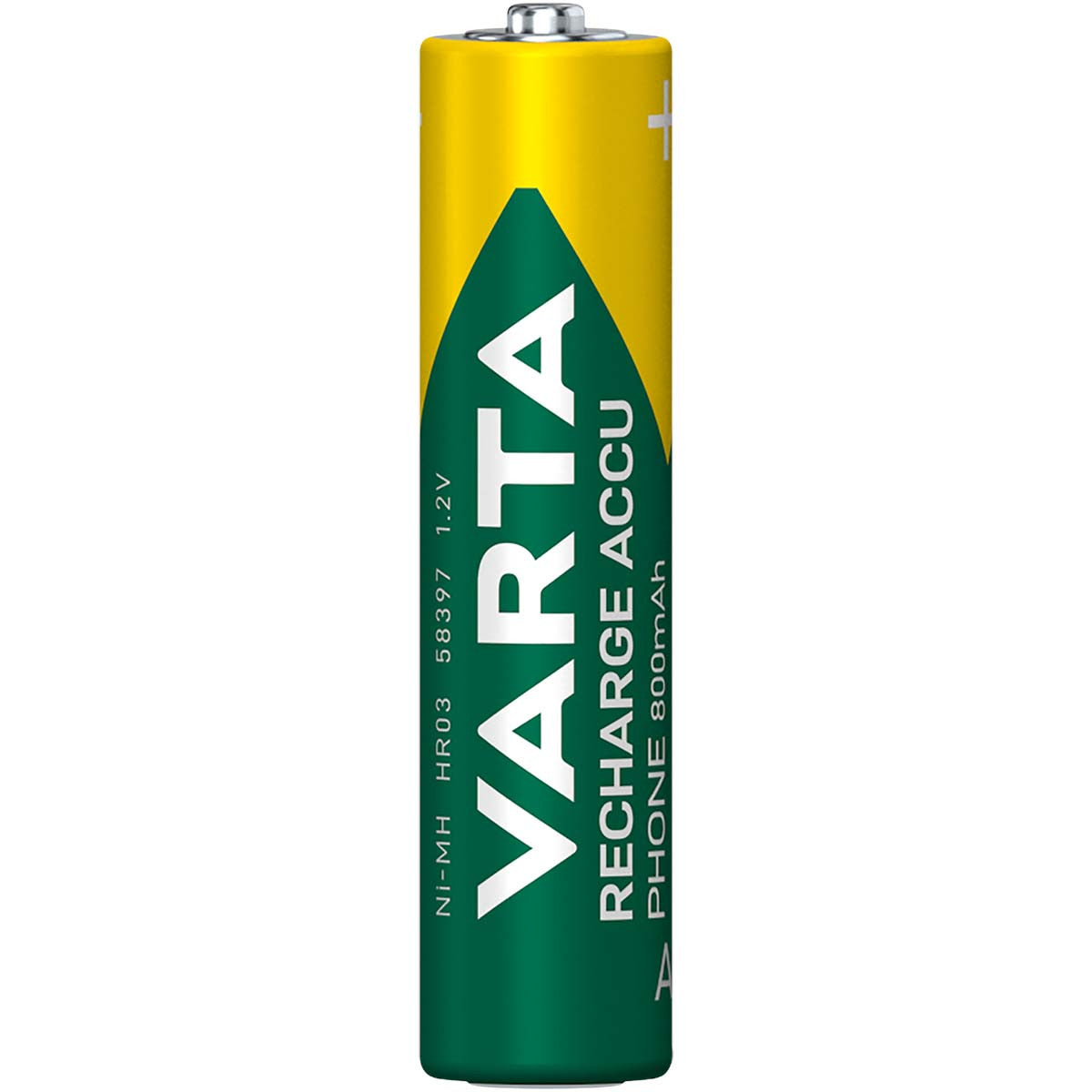 Pilas Para Teléfono Inalámbrico Nimh 1.2 V 750 mAh en Blíster de 2 pcs