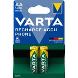 Pilas Para Teléfono Inalámbrico Nimh 1.2 V 1700 mAh en Blíster de 2 pcs