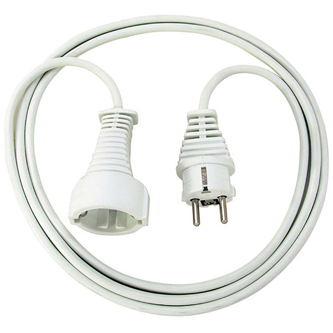 Cable de Plástico 2m Blanco H05vv-f 3G1,5