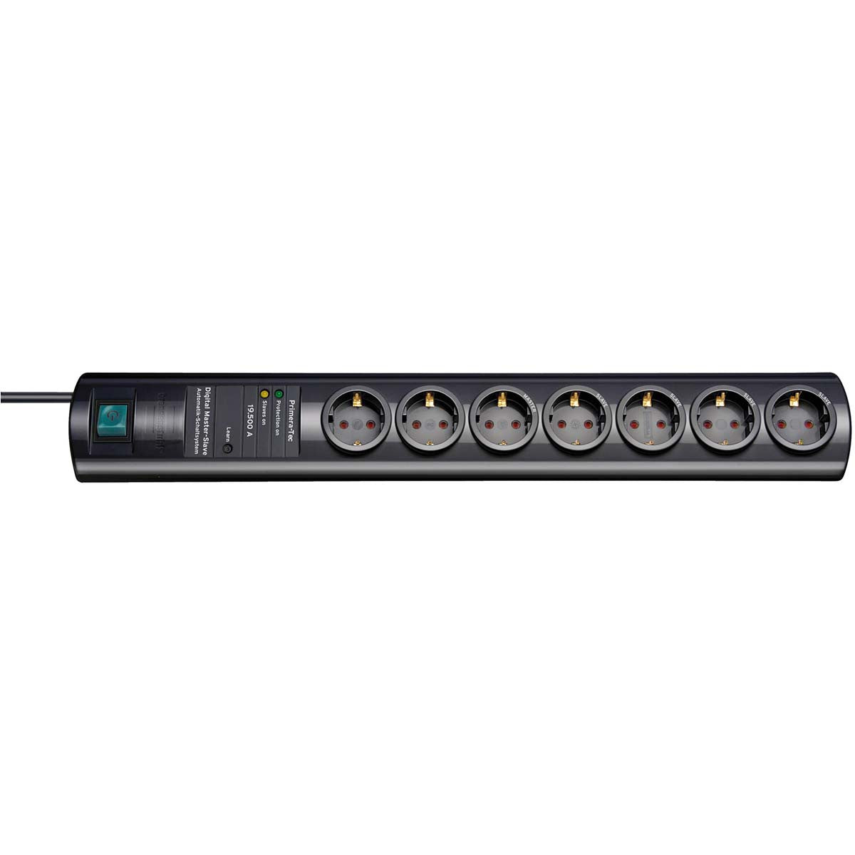 Zócalo de Extensión Contra Sobretensiones Primera-tec 7-way2.00 m - Contacto Protector *No Categorizados