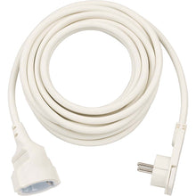 Cabo de extensão de alimentação de 5 m H05vv-f 3G1.5 IP20 branco
