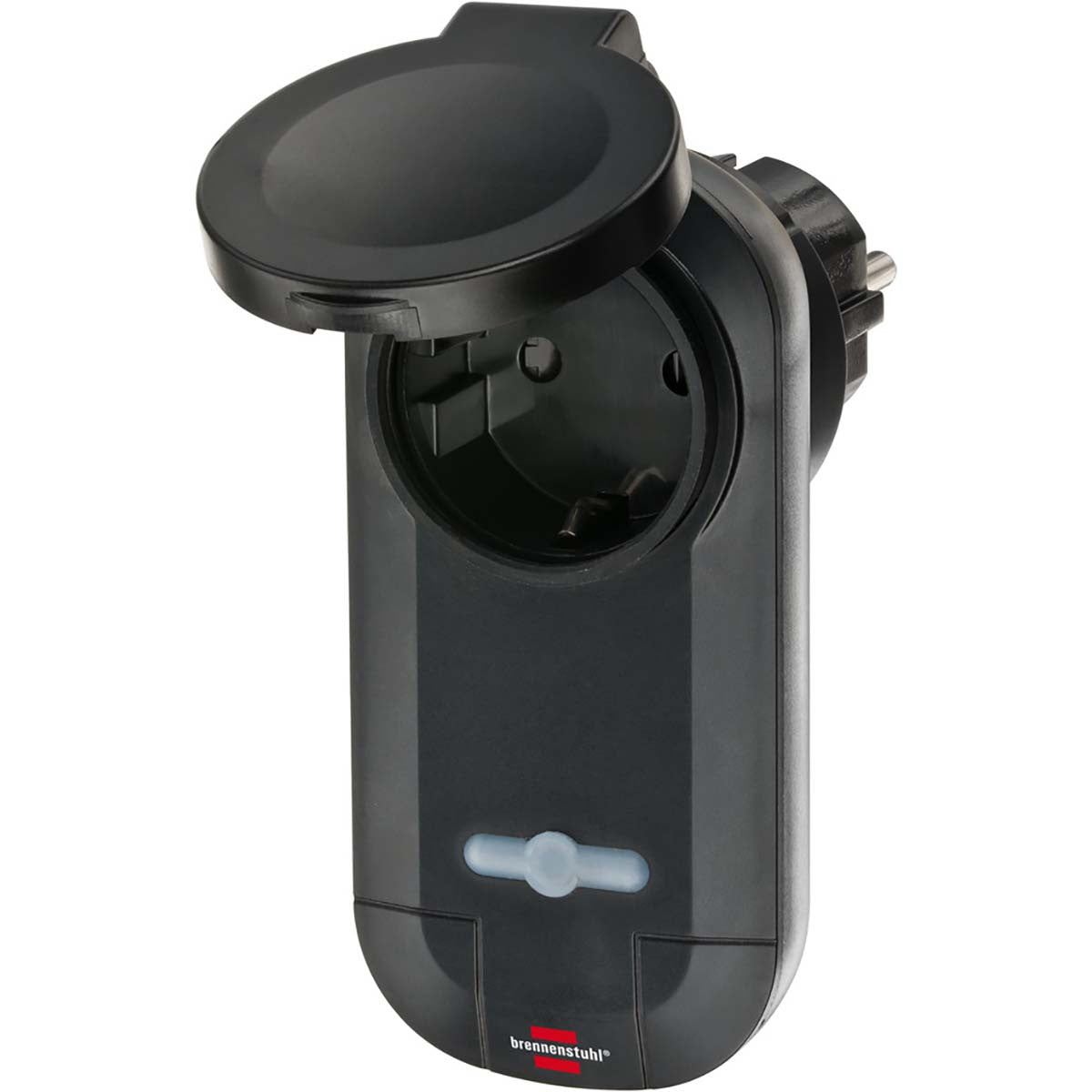 Conjunto de Interruptores Inalámbrico Exterior 2 x F (CEE 7/3) Negro Accesorios Iluminacion