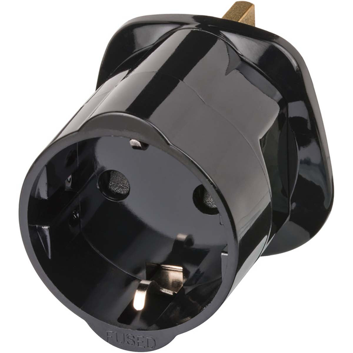 Adaptador de Viaje Europe to UK Earthed Enchufe y