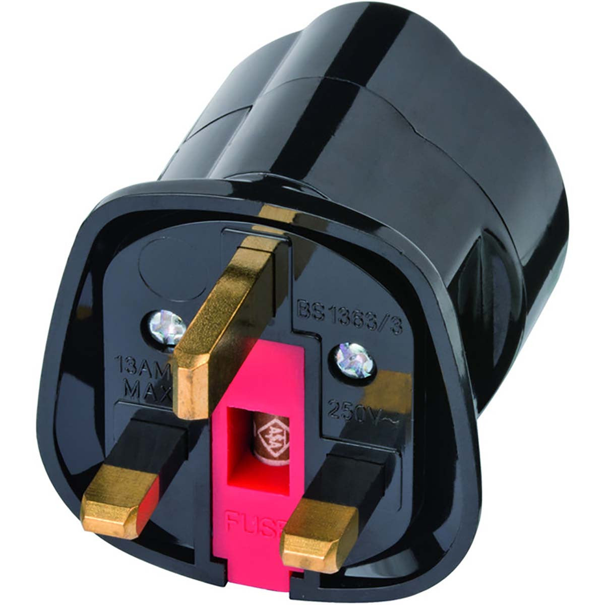 Adaptador de Viaje Europe to UK Earthed Enchufe y
