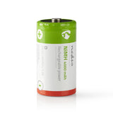 Pila D Recargable de Ni-mh | 1,2 V 4000 mAh 2 Unidades