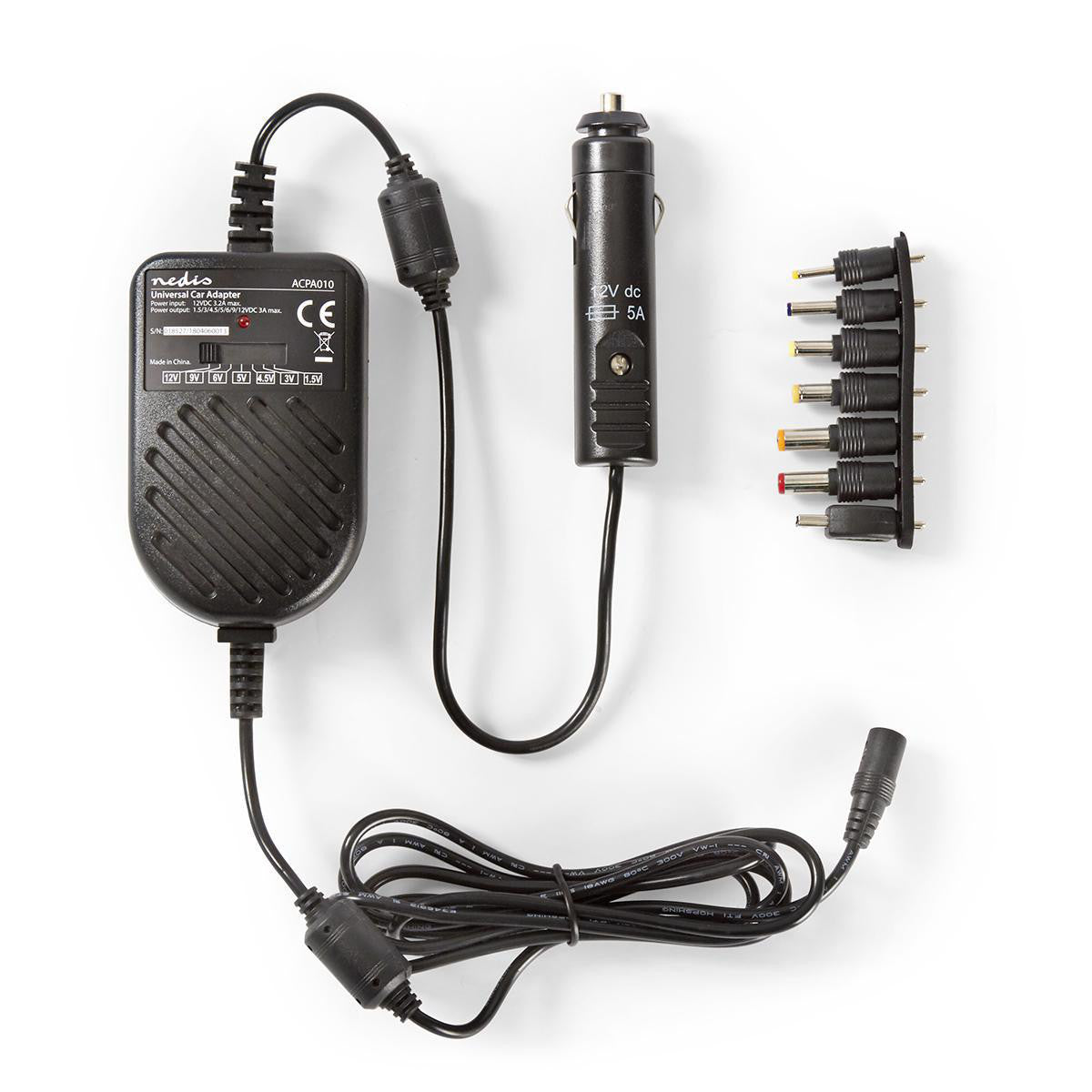 Adaptador de CA Universal | 1,5/3/4,5/5/6/9/12 V CC 3,0 A