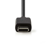 Cargador Para Coche | 3,0 A Cable Fijo USB-C | Negro