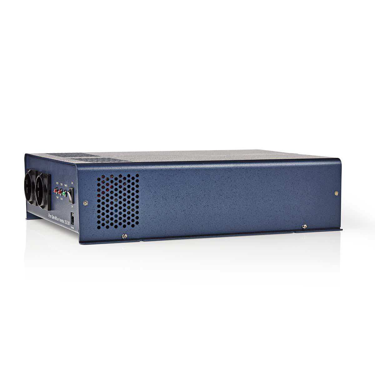 Inversor de Potencia Onda Sinusoidal Pura | 12 V CC - 230 CA 2000 W 2x Salidas Schuko