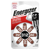 Pilas Para Audífono Za312 en Blíster de 8 pcs