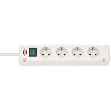 Brennenstuhl Bremounta Regleta de 4 vías blanca 1,5m H05vv-f 3G1,5
