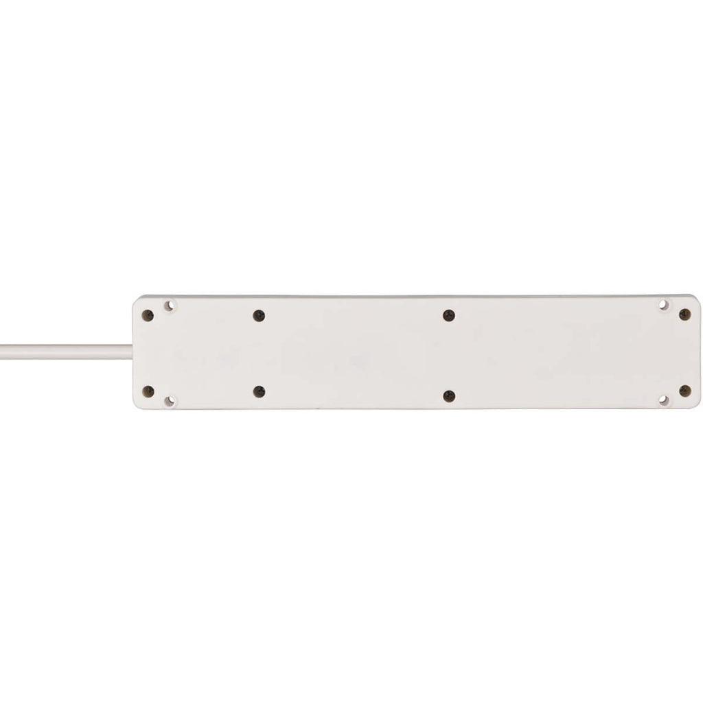 Brennenstuhl Bremounta Regleta de 4 vías blanca 1,5m H05vv-f 3G1,5