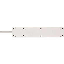 Brennenstuhl Bremounta Regleta de 4 vías blanca 1,5m H05vv-f 3G1,5