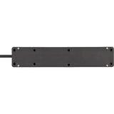 Brennenstuhl Bremounta Regleta 4 vías Negro 1,5m H05vv-f 3G1,5
