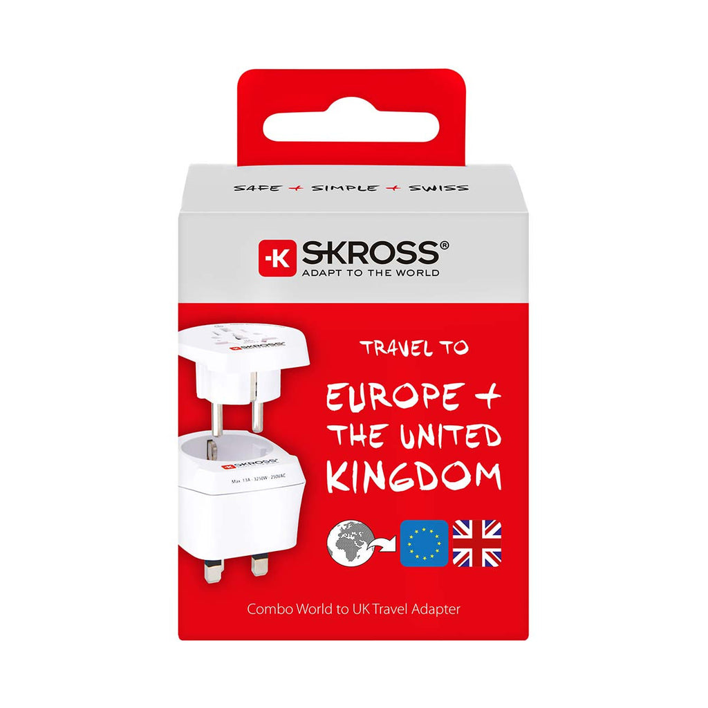 Adaptador universal combinado para o Reino Unido