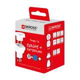 Combo adaptador de viaje - Universal a Suiza con toma de tierra