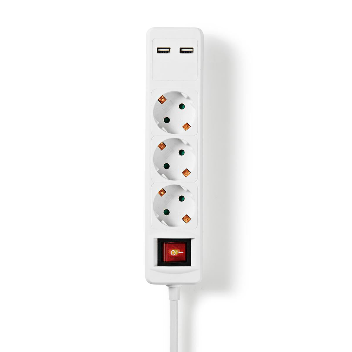 Enchufe de Extensión | Schuko / Type F (CEE 7/7) 3 vía 1.50 m 3680 W 16 A Tipo Conexión Tierra: Contactos Laterales 230 V ~ 50
