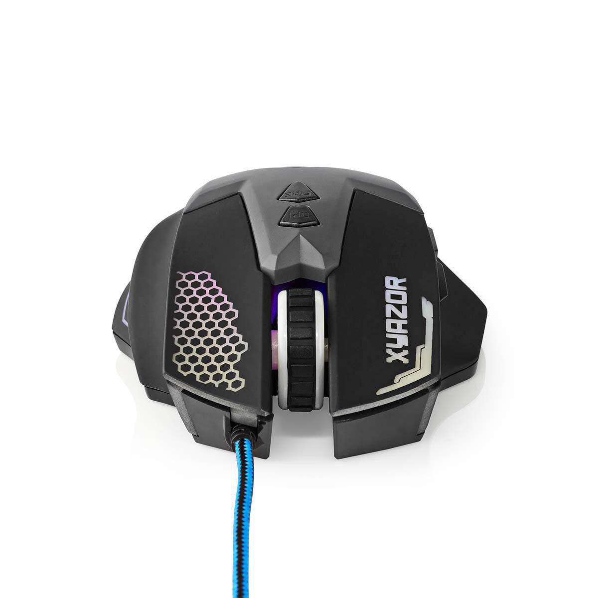 Ratón Para Juegos | Cableado Iluminados 2400 ppp 7 Botones