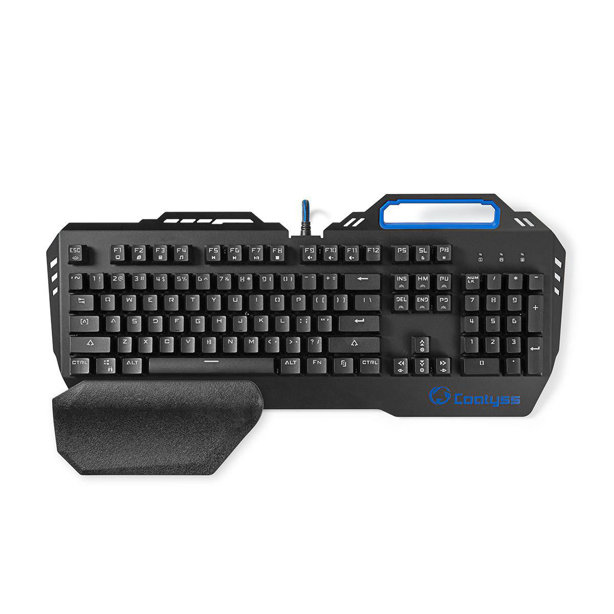 Teclado Mecánico Para Juegos | Iluminación RGB Distribución Internacional de EE. UU. Diseño Metálico