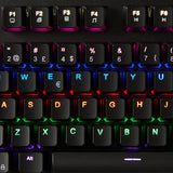 Teclado Mecánico Para Juegos | Iluminación RGB Distribución Nórdica Diseño Metálico