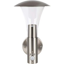 Luminária de parede Ranex IP44 E27 com detetor de movimento