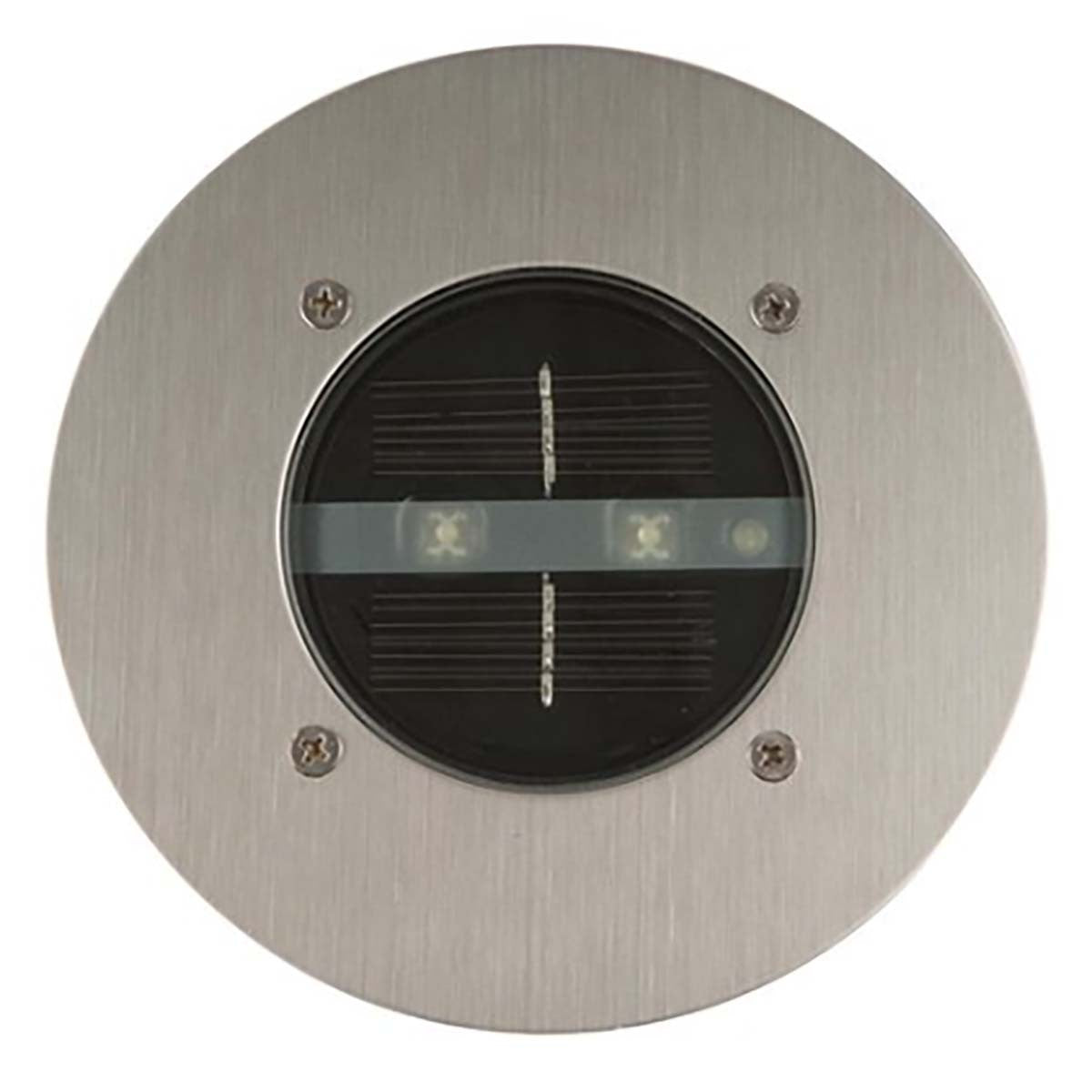 Foco LED Solar Redondo Para el Suelo Lámparas