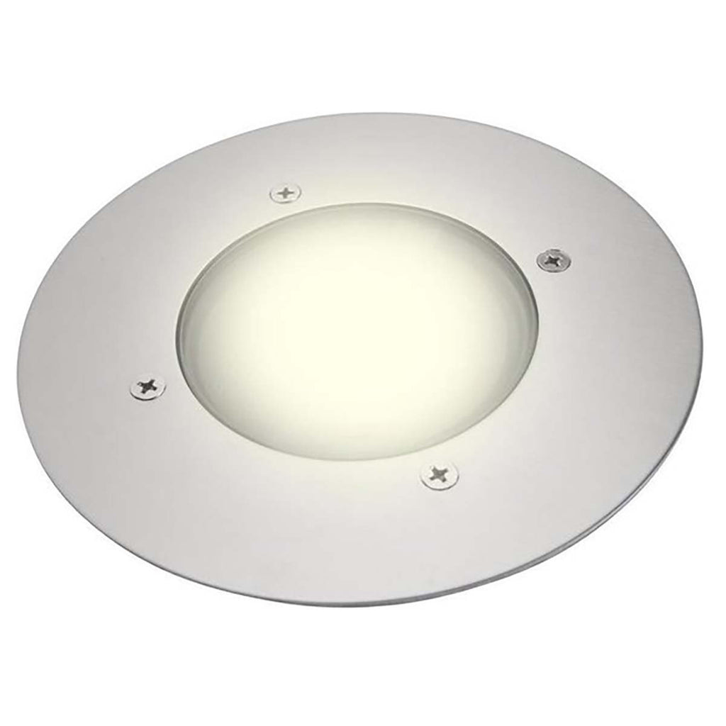 Foco LED Solar Redondo Para el Suelo Lámparas
