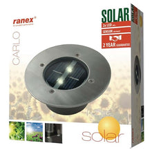 Foco LED Solar Redondo Para el Suelo Lámparas