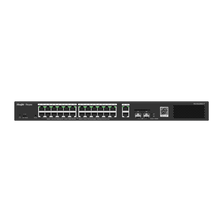 Switch PoE inteligente con gestión en la nube y 28 puertos Gigabit