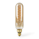LED Bombilla de Filamento E27 | T65 8.5 W 600 lm 2000 K Con Acabado Dorado Estilo Retro