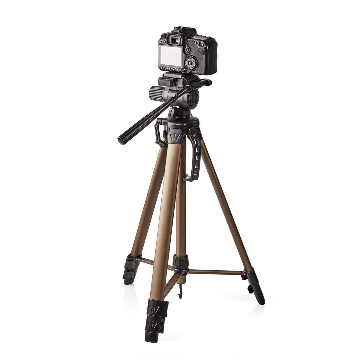 Trípode | Panorámica e Inclinación Hasta 3,5 kg 161 cm Negro/plata