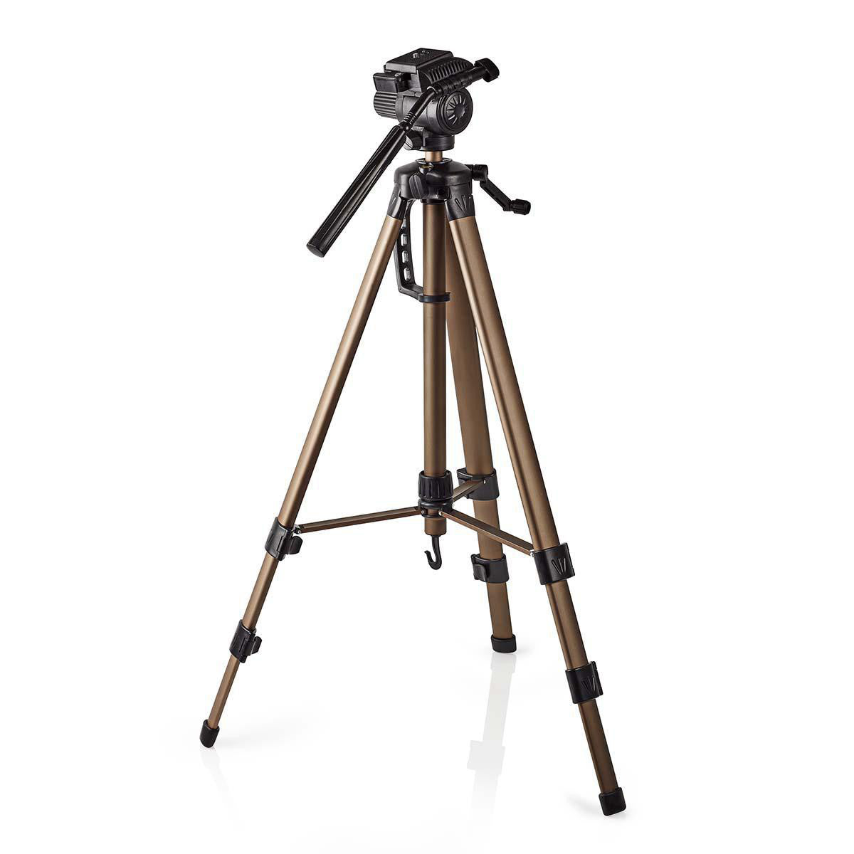 Trípode | Panorámica e Inclinación Hasta 3,5 kg 161 cm Negro/plata