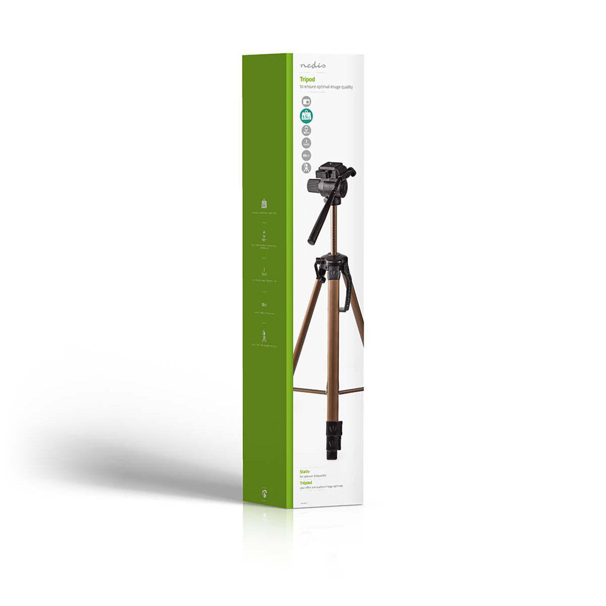 Trípode | Panorámica e Inclinación Hasta 3,5 kg 161 cm Negro/plata