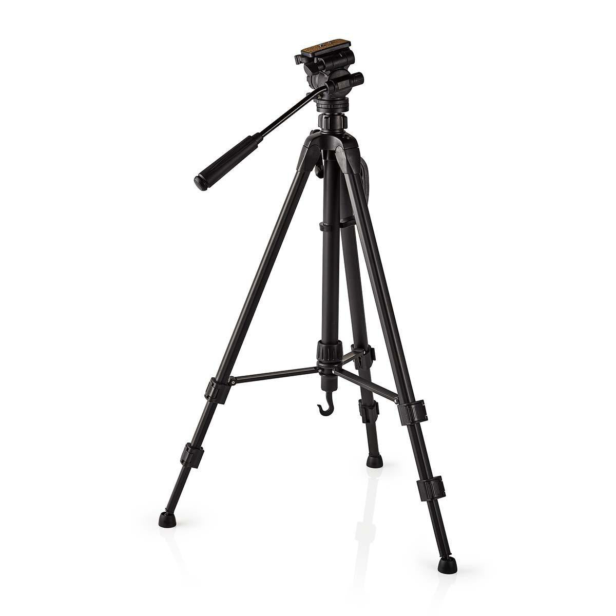 Trípode | Panorámica e Inclinación Hasta 3 kg 165 cm Negro