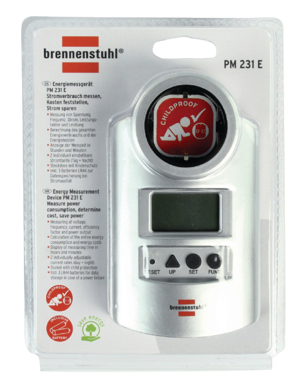 Power Meter with Measurement and Clock Functions