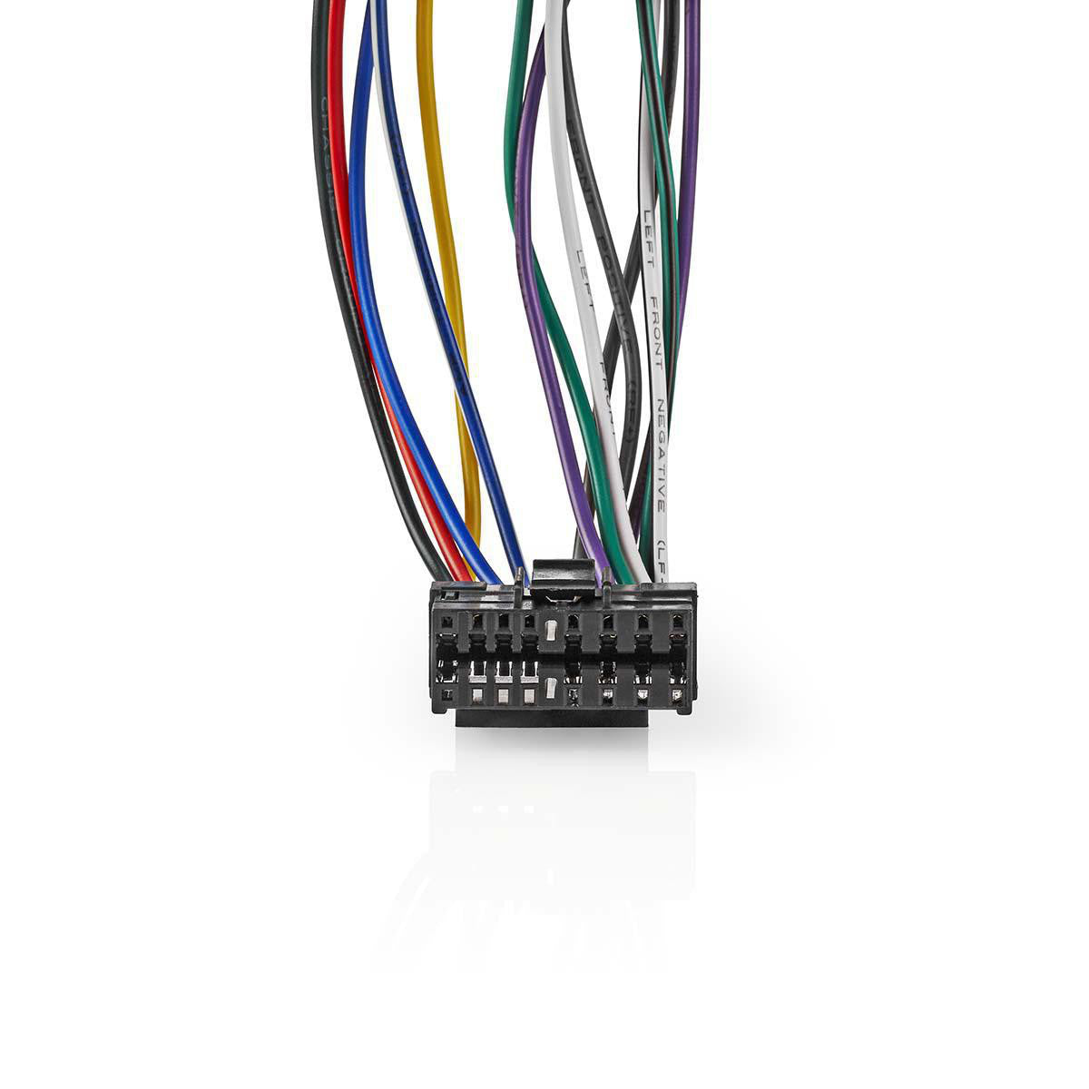 Cable ISO Sony de 16 Pines | Conector Radio - 2x Coche 0,15 m