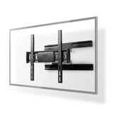 Soporte de Pared Para TV con Movimiento Completo | 32"-55" Hasta 30 kg 6 Puntos Giro