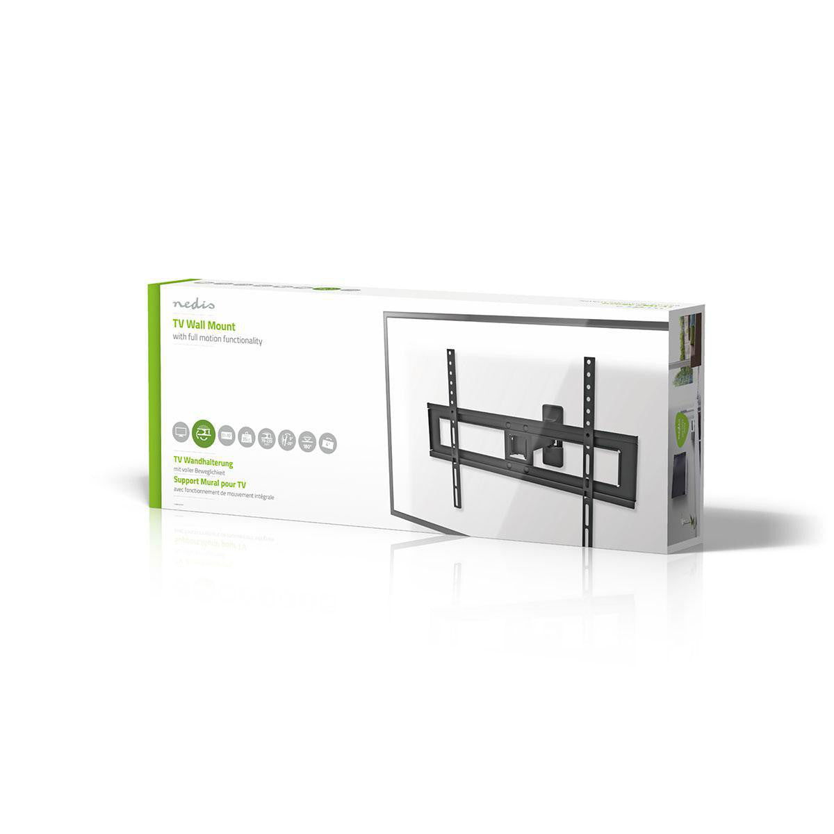 Soporte de Pared Para TV con Movimiento Completo | 37"-70" Hasta 35 kg 2 Puntos Giro