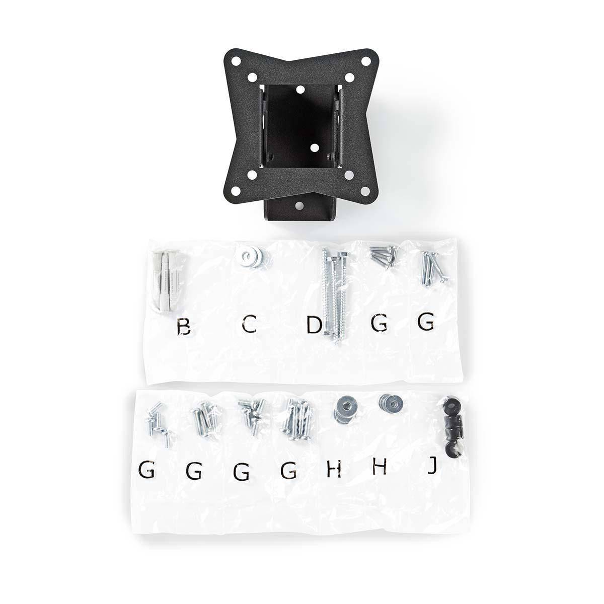 Soporte de Pared Para TV Inclinable | 13"-27" Hasta 30 kg Ángulo Inclinación 15° Soportes
