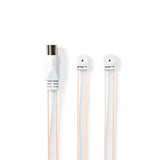 Antena FM Para Interior y Exterior | 87,5-108 MHz Alcance de 0-15 km IEC 1,80 m
