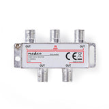 Divisor de Catv Tipo F | Ganancia máx. 8,0 dB 5-1000 MHz 4 Salidas