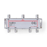 Divisor de Catv Tipo F | Ganancia máx. 10 dB 5-1000 MHz 6 Salidas