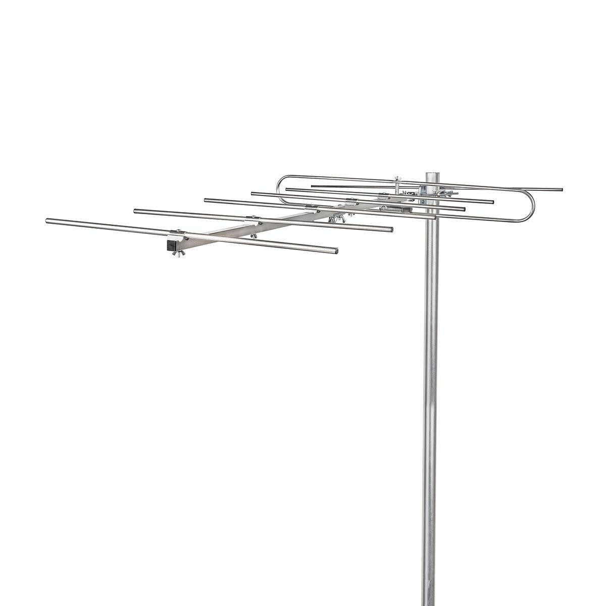 Antena de TV Exterior | Ganancia Máxima 13 dB VHF: 174 - 230 MHz