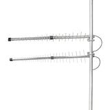 Antena Exterior 3g/4g | Ganancia Máx. 15 dBi 698-960 MHz 1710-2700 Aluminio