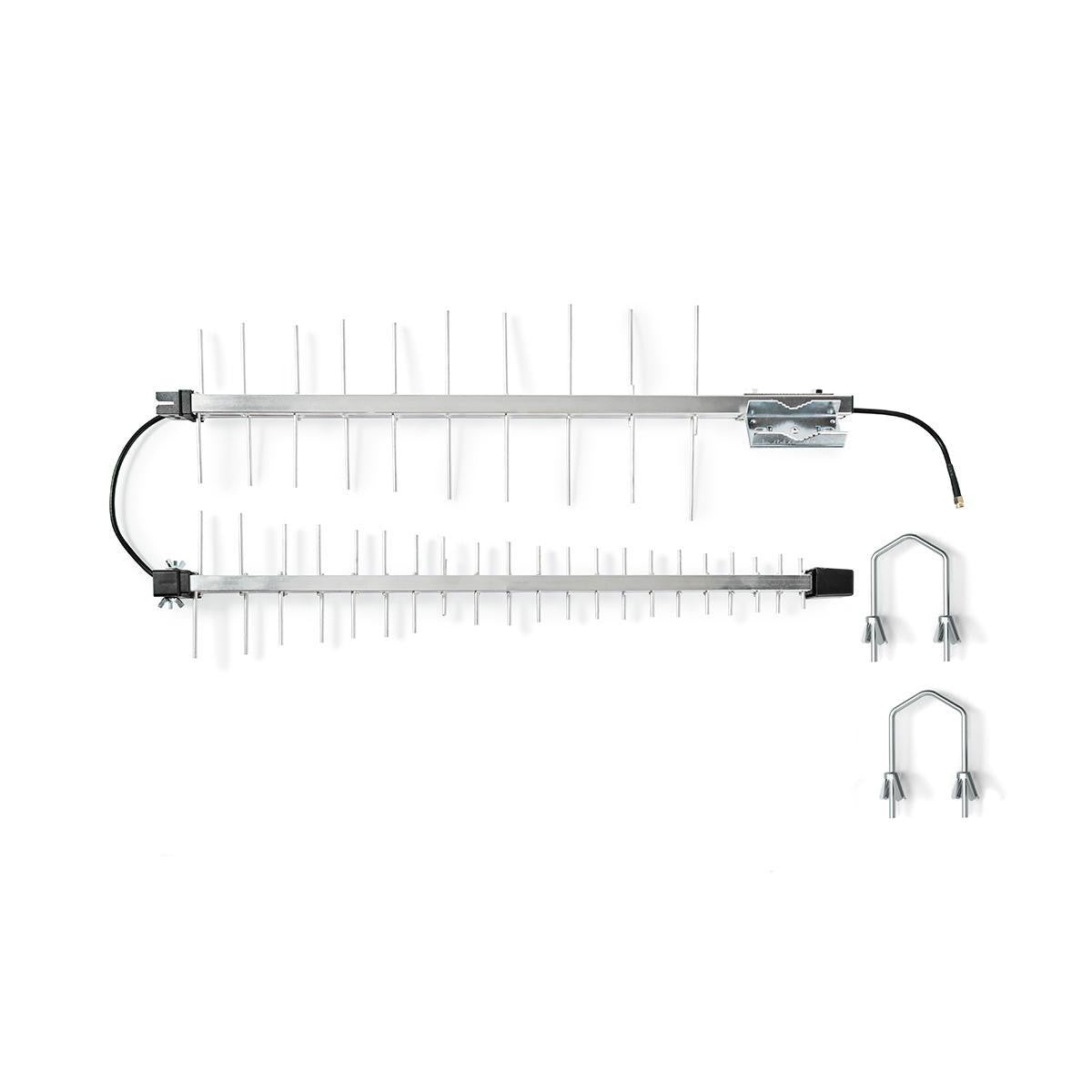 Antena Exterior 3g/4g | Ganancia Máx. 15 dBi 698-960 MHz 1710-2700 Aluminio