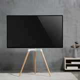 Soporte TV de Suelo | 49-70 " 40 kg Diseño V-vorm 50 - 65 35 Scandinavian Design Rotativo Correa Antivuelco Cierre a Presión Ac
